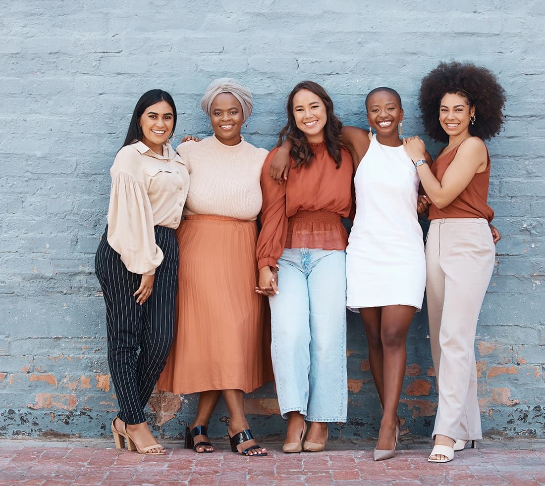 Women of the Sister's Keeper Foundation community together